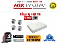 Bộ camera HD -TVI 720 x 1 Dome