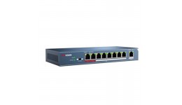 DS-3E0109P-E 8-PORTS 100MBPS UNMANAGED POE SWITCH