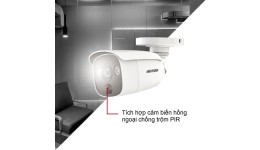 Trọn bộ 4 Camera, Đầu ghi hình TVI HIKVISION 2MP Chống xâm nhập PIRL