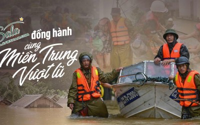 Sala trích 5% Doanh thu ủng hộ đồng bảo miền Trung thiên tai lũ lụt